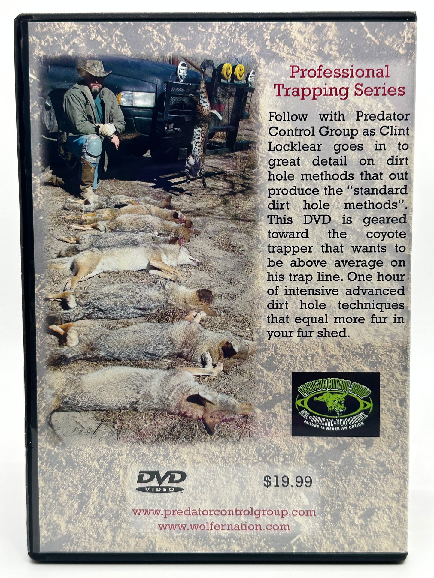 Dirt Holes Beyond the Basics Coyote Trapping DVD